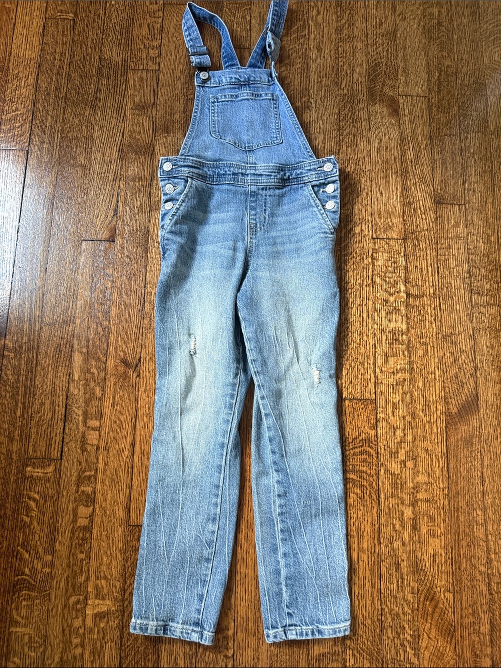 Cat & Jack Light Blue Denim Kids Overalls